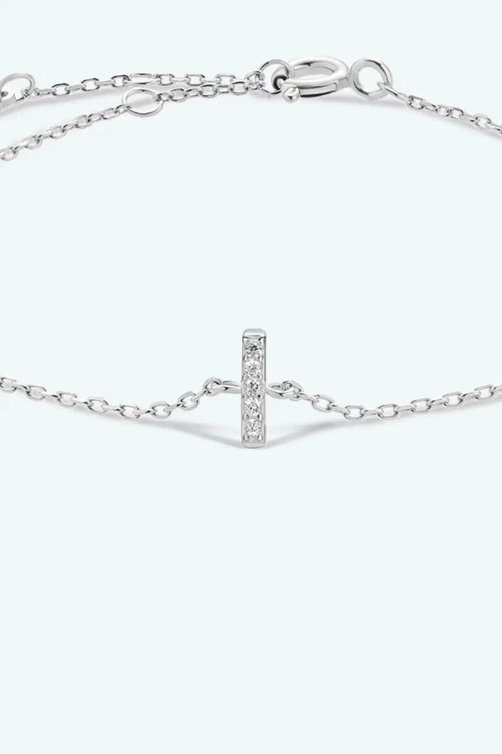 LOVCIA G To K Zircon 925 Sterling Silver Bracelet-Bracelets-LOVCIA