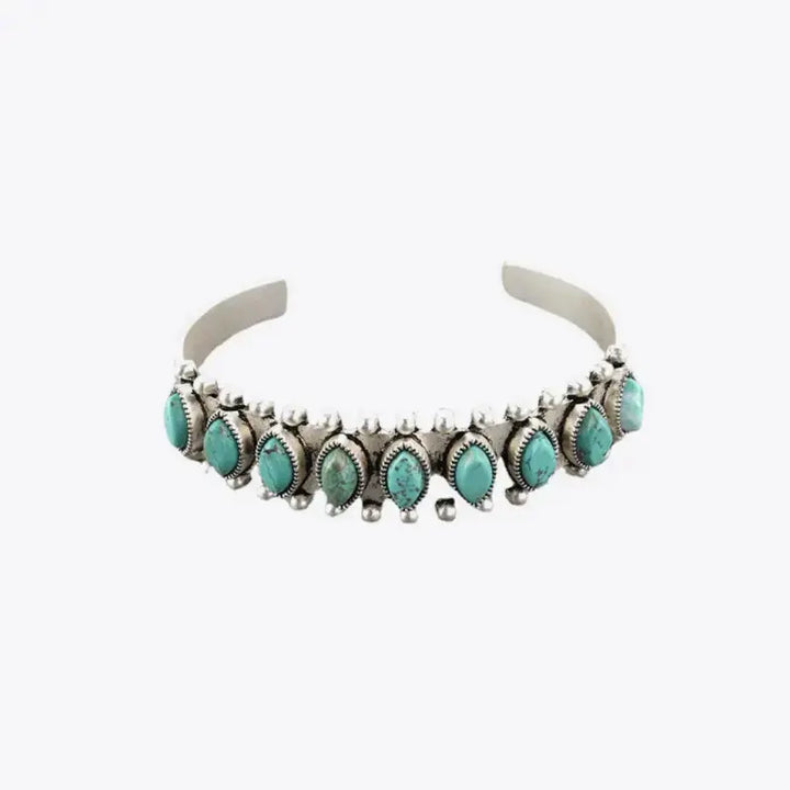 LOVCIA Turquoise Open Bracelet-Bracelets-LOVCIA