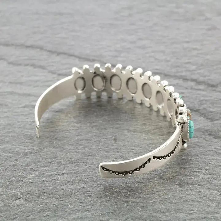 LOVCIA Turquoise Open Bracelet-Bracelets-LOVCIA