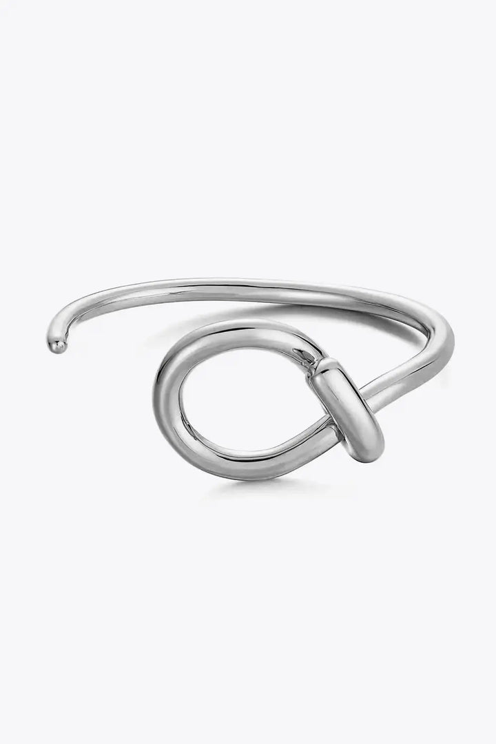 LOVCIA Stylish Knot Open Bracelet-Bracelets-LOVCIA