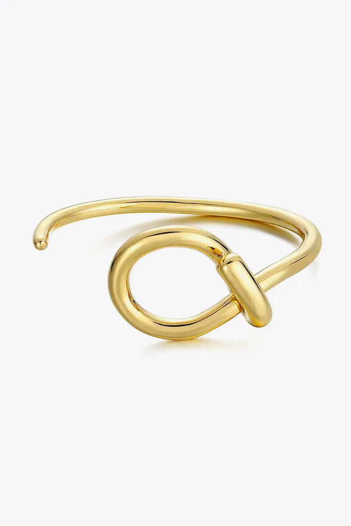 LOVCIA Stylish Knot Open Bracelet-Bracelets-LOVCIA