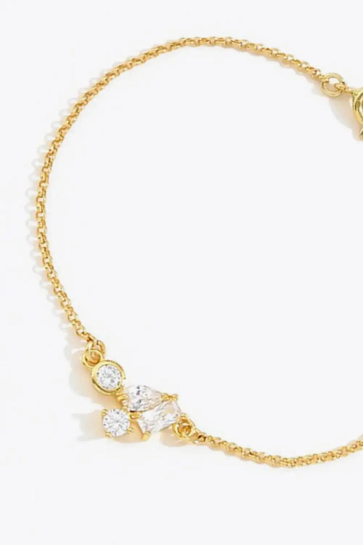 LOVCIA 18K Gold Plated Zircon Bracelet-Bracelets-LOVCIA