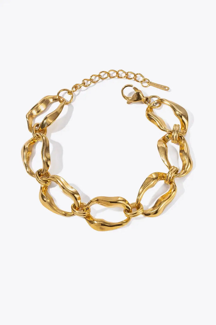 LOVCIA 18K Gold-Plated Stainless Steel Bracelet-Bracelets-LOVCIA