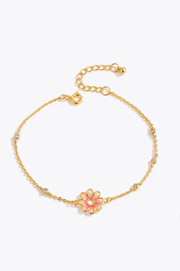 LOVCIA Flower Chain Bracelet-Bracelets-LOVCIA