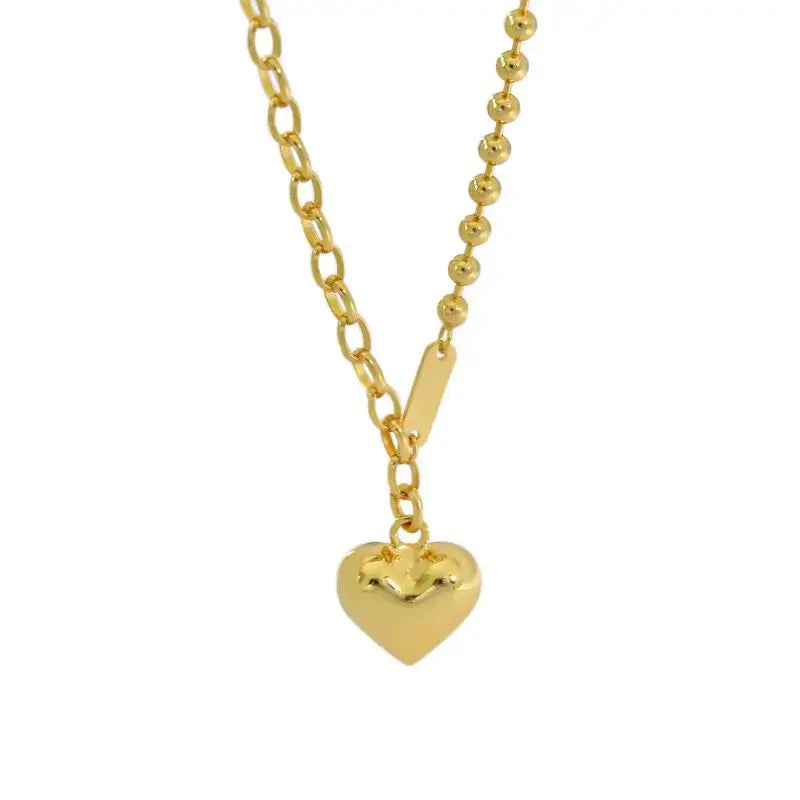 Lovcia Lady Heart 925 Sterling Silver Necklace-Necklaces-Silver-Silver