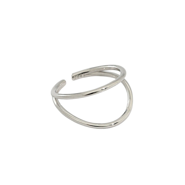 Lovcia Leaves 925 Sterling Silver Non Pierced Earring-Earrings-Silver (Single)-Silver (Single)