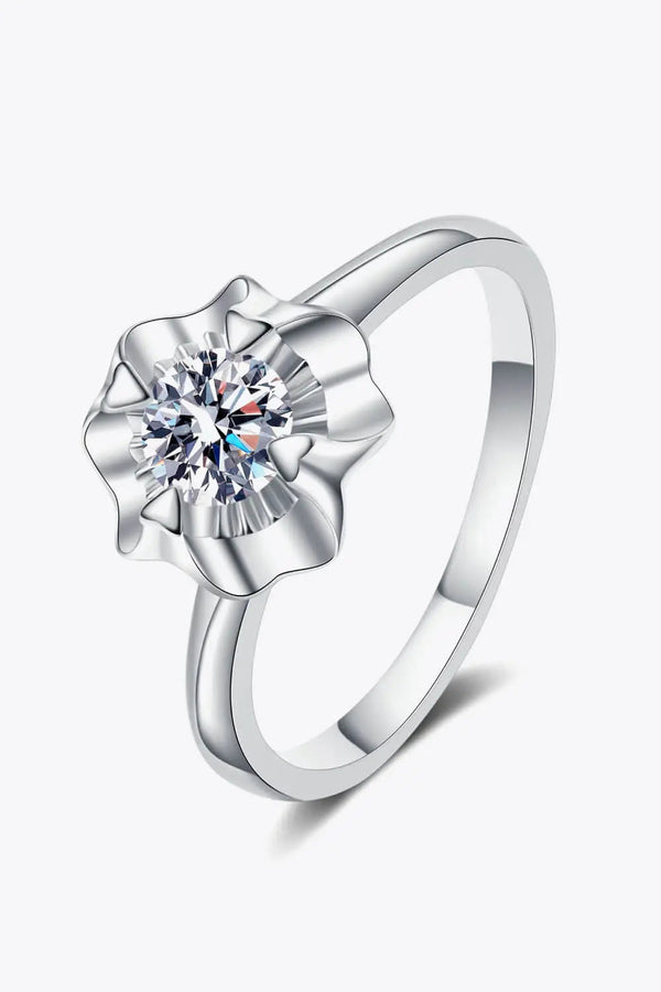 Lovcia Life Is So Good Moissanite Ring-Rings-Silver-5-Silver