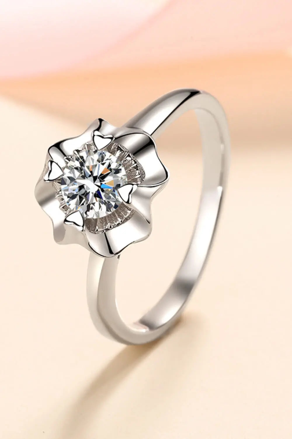 Lovcia Life Is So Good Moissanite Ring-Rings-Silver-5-Silver