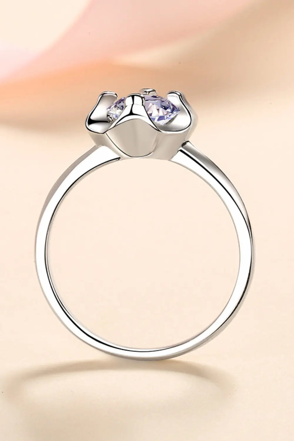 Lovcia Life Is So Good Moissanite Ring-Rings-Silver-5-Silver