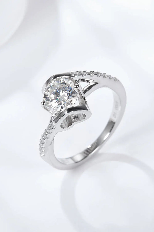 Lovcia Limitless Love Platinum-Plated Moissanite Ring-Rings-Silver-6-Silver
