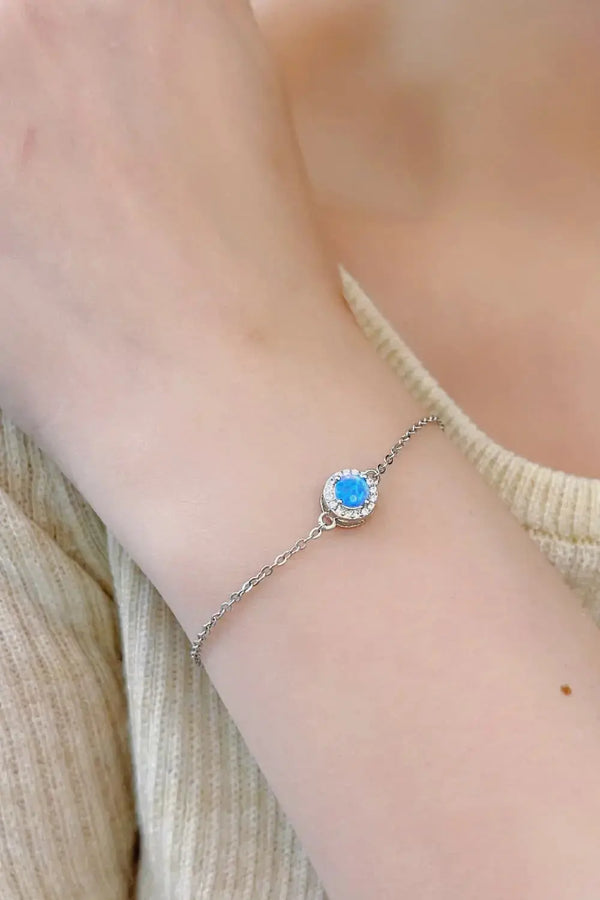 Lovcia Love You Too Much Opal Bracelet-Bracelets-Sky Blue-One Size-Sky Blue