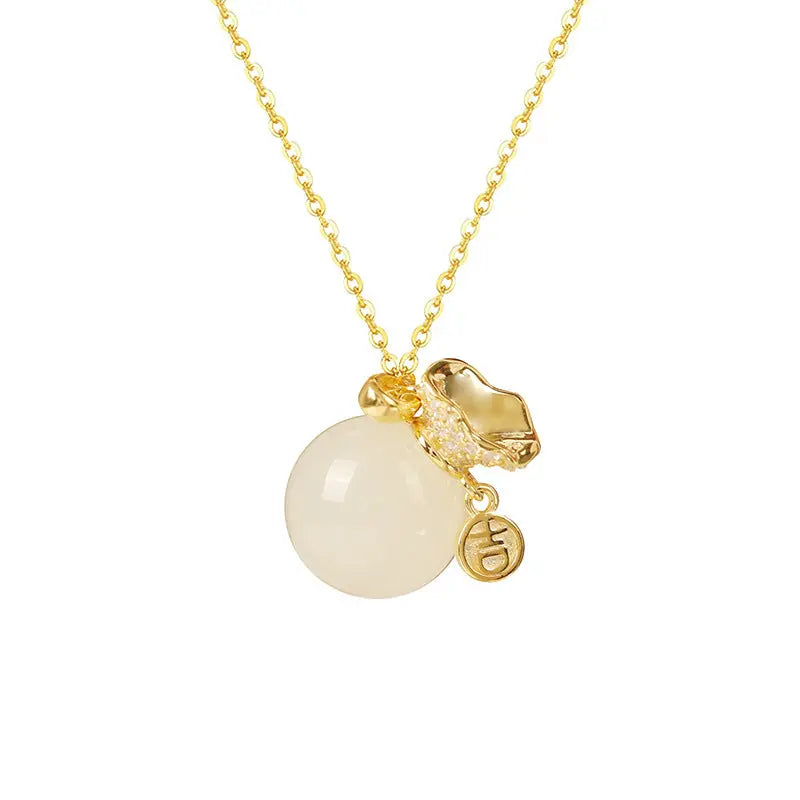 Lovcia Lucky Bag S925 Sterling Silver Pendant Necklace for Women-Necklaces-Bag Lucky Necklace-Bag Lucky Necklace