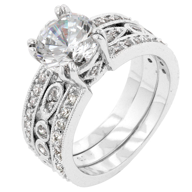 Lovcia Luxe Essence Cubic Zirconia Engagement Ring-Rings-5-5