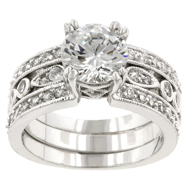 Lovcia Luxe Essence Cubic Zirconia Engagement Ring-Rings-5-5