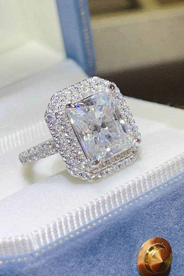 Lovcia Majestic Spark 2 Carat Moissanite 925 Sterling Silver Ring for Women - Silver-5- - Buy latest trendy Rings for Women and Girls