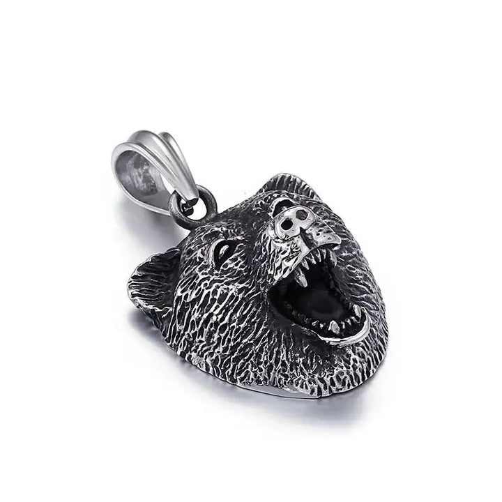 Bold Titanium Steel Animal Pendant for Men - Embrace Your Inner Power LOVCIA