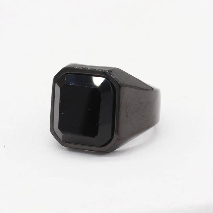 Bold Brilliance Tiger Eye Square Gem Men's Fashion Ring LOVCIA