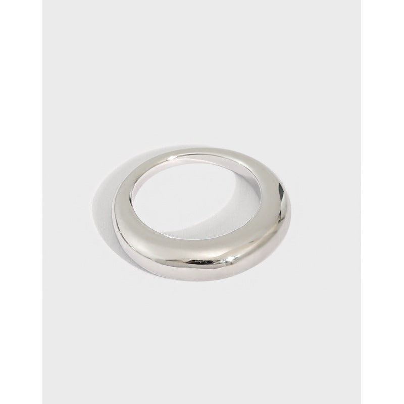 Lovcia Minimal Gold Plated 5.2mm Ring 925 Sterling Silver-Rings-Yellow Gold-US 7-Yellow Gold