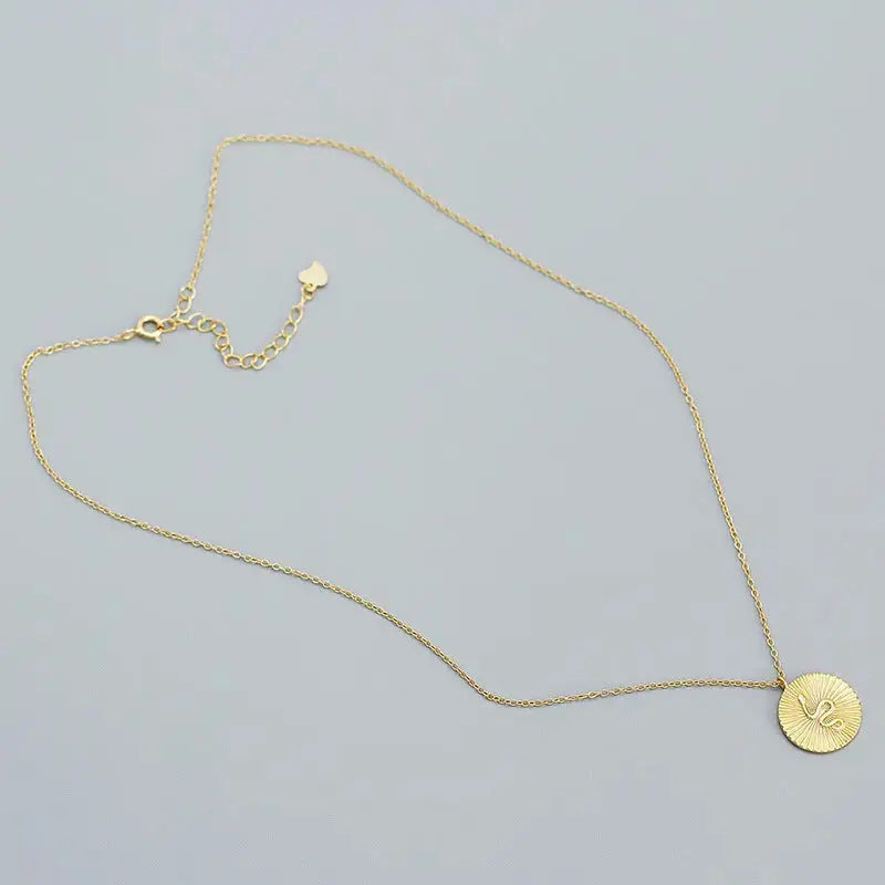 Lovcia Modern Snake Animal Round Coin 925 Sterling Silver Necklace-Necklaces-Rhodium-Rhodium