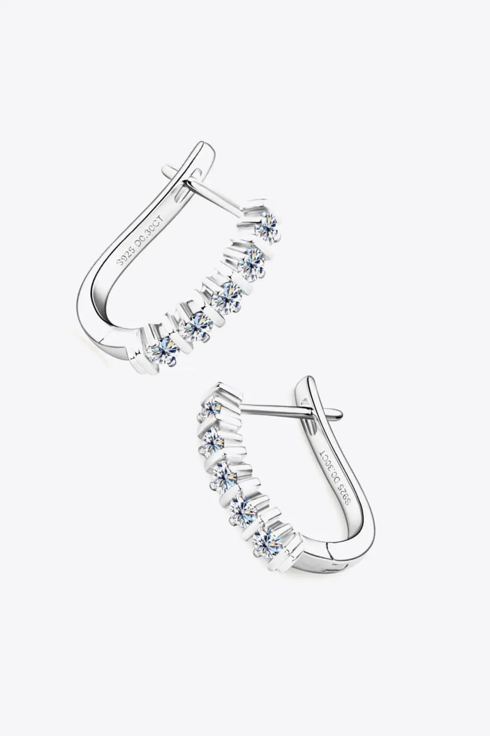 Lovcia Moissanite 925 Sterling Silver Earrings-Earrings-Gold-One Size-Gold