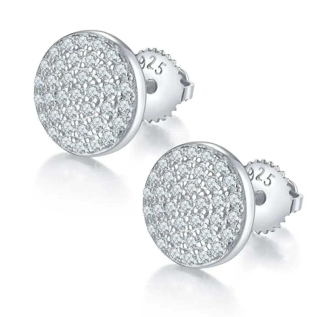 Lovcia Moissanite 925 Sterling Silver Earrings-Earrings-Gold-One Size-Gold