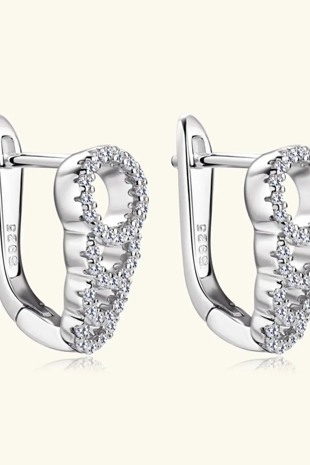 Lovcia Moissanite 925 Sterling Silver Earrings-Earrings-Gold-One Size-Gold