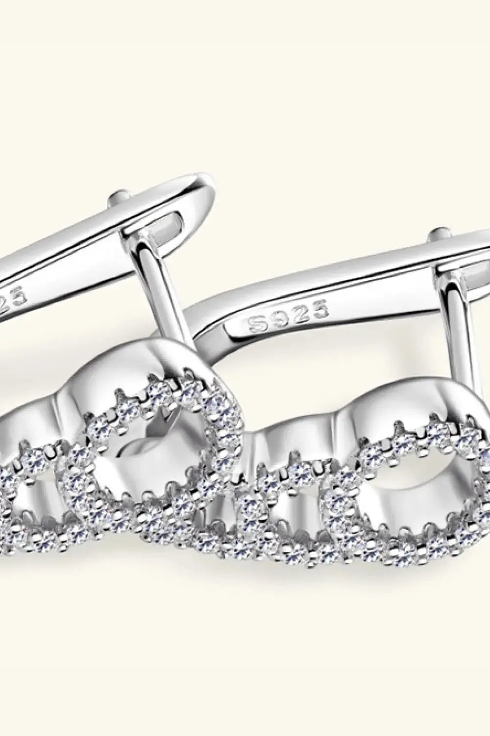 Lovcia Moissanite 925 Sterling Silver Earrings-Earrings-Gold-One Size-Gold