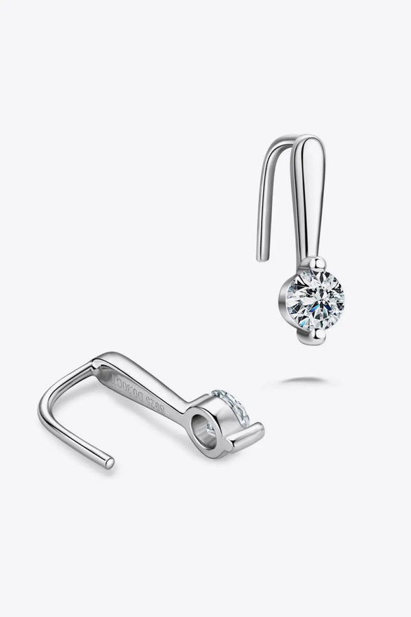 Lovcia Moissanite 925 Sterling Silver Earrings-Earrings-Rose Gold-One Size-Rose Gold