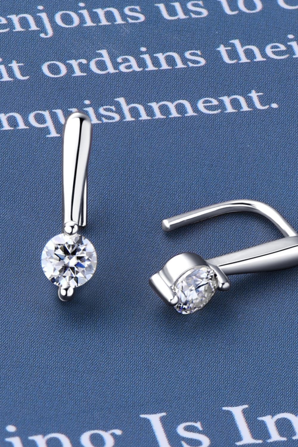Lovcia Moissanite 925 Sterling Silver Earrings-Earrings-Rose Gold-One Size-Rose Gold
