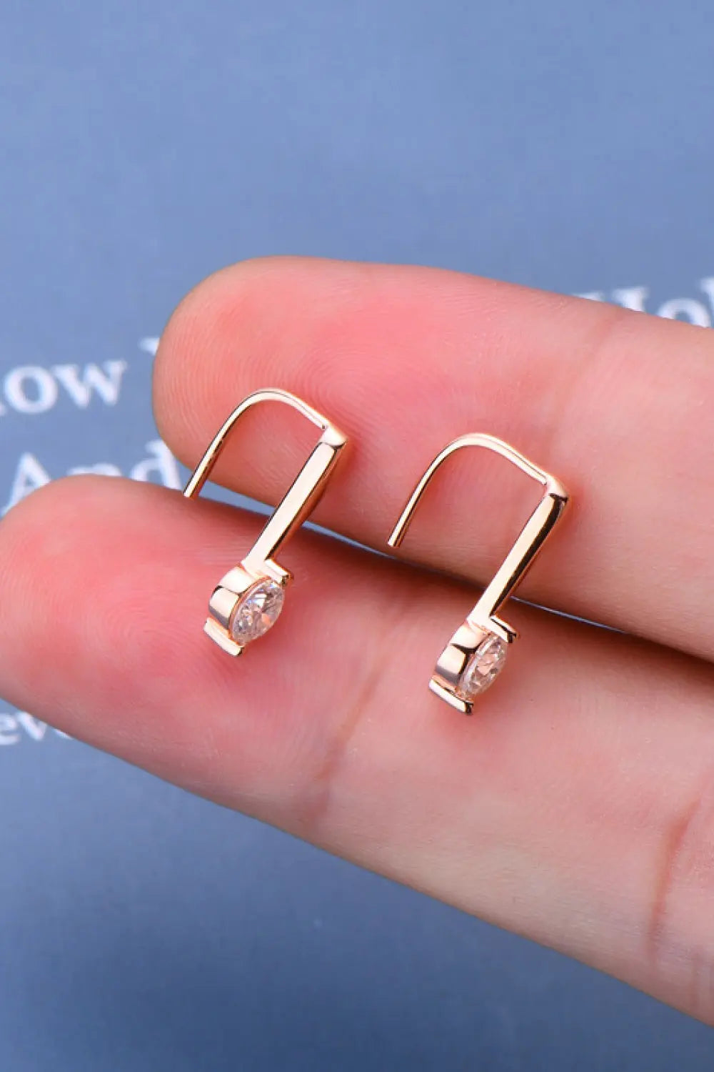 Lovcia Moissanite 925 Sterling Silver Earrings-Earrings-Rose Gold-One Size-Rose Gold