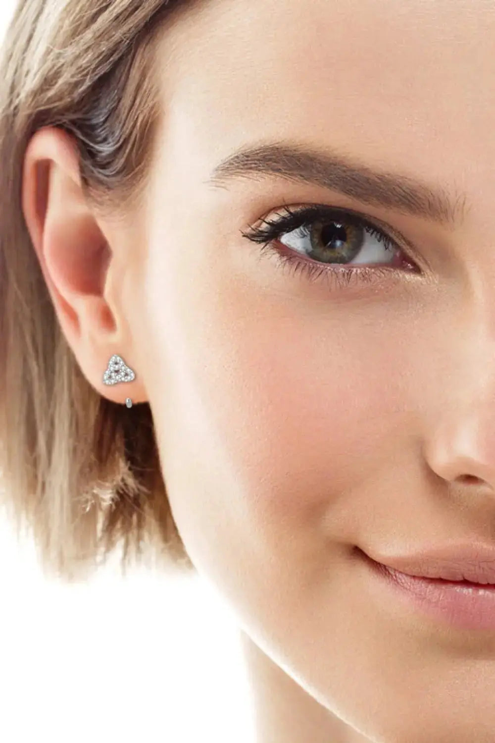 Lovcia Moissanite 925 Sterling Silver Earrings-Earrings-Silver-One Size-Silver