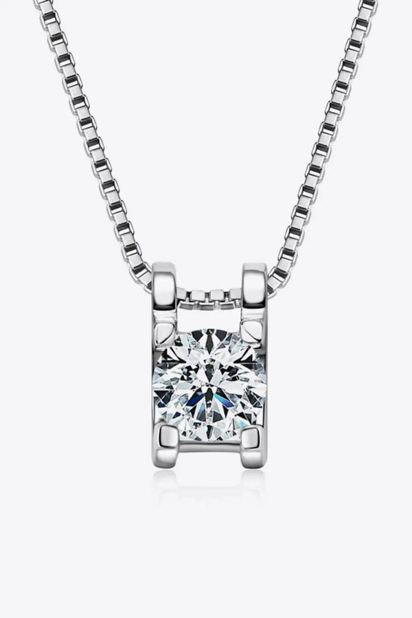 Lovcia Moissanite 925 Sterling Silver Necklace-Necklaces-Rose Gold-One Size-Rose Gold