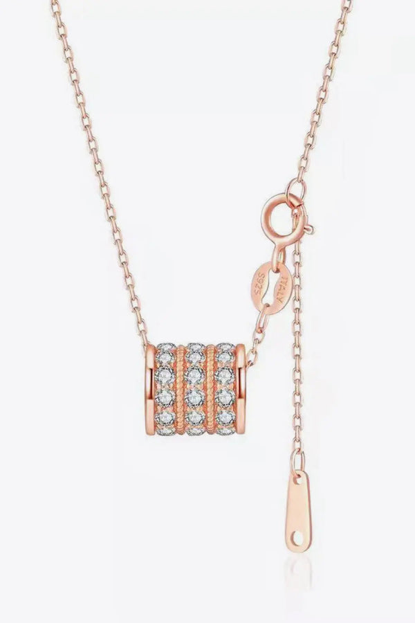 Lovcia Moissanite 925 Sterling Silver Necklace-Necklaces-Rose Gold-One Size-Rose Gold