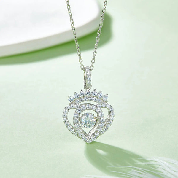 Lovcia Moissanite 925 Sterling Silver Necklace-Necklaces-Silver-One Size-Silver