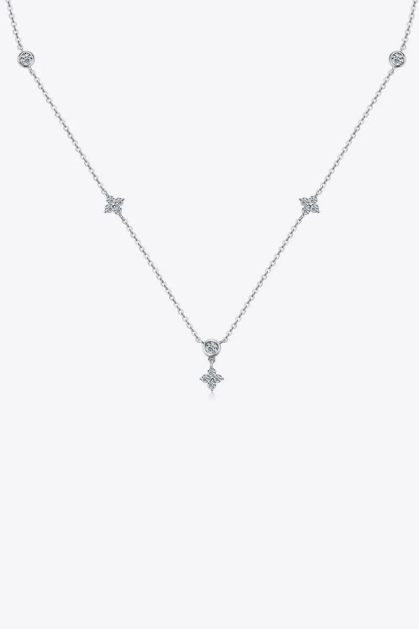 Lovcia Moissanite 925 Sterling Silver Necklace-Necklaces-Silver-One Size-Silver