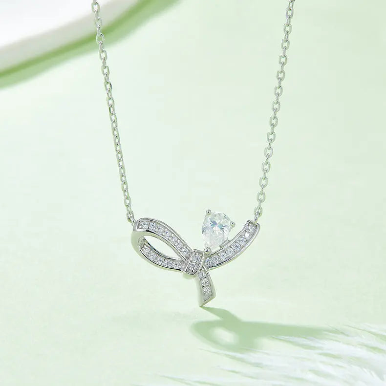 Lovcia Moissanite 925 Sterling Silver Necklace-Necklaces-Silver-One Size-Silver
