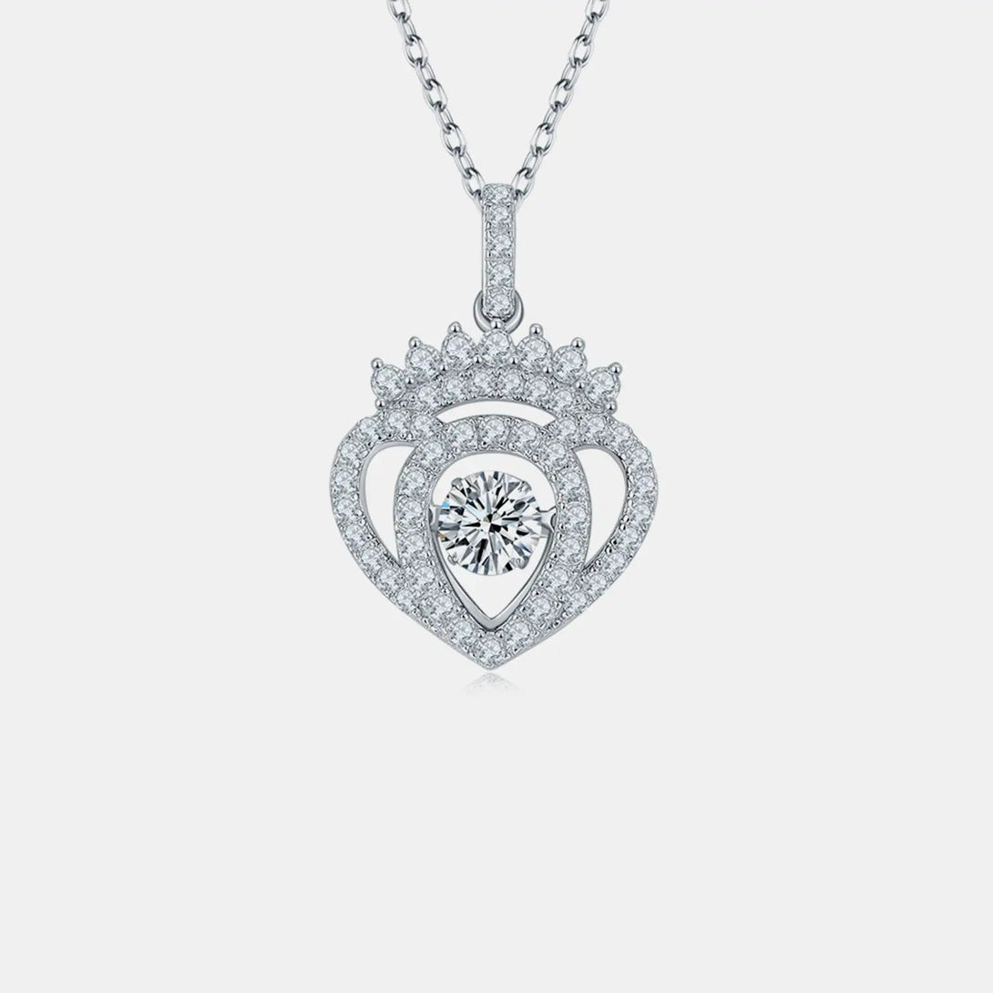 Lovcia Moissanite 925 Sterling Silver Necklace-Necklaces-Silver-One Size-Silver