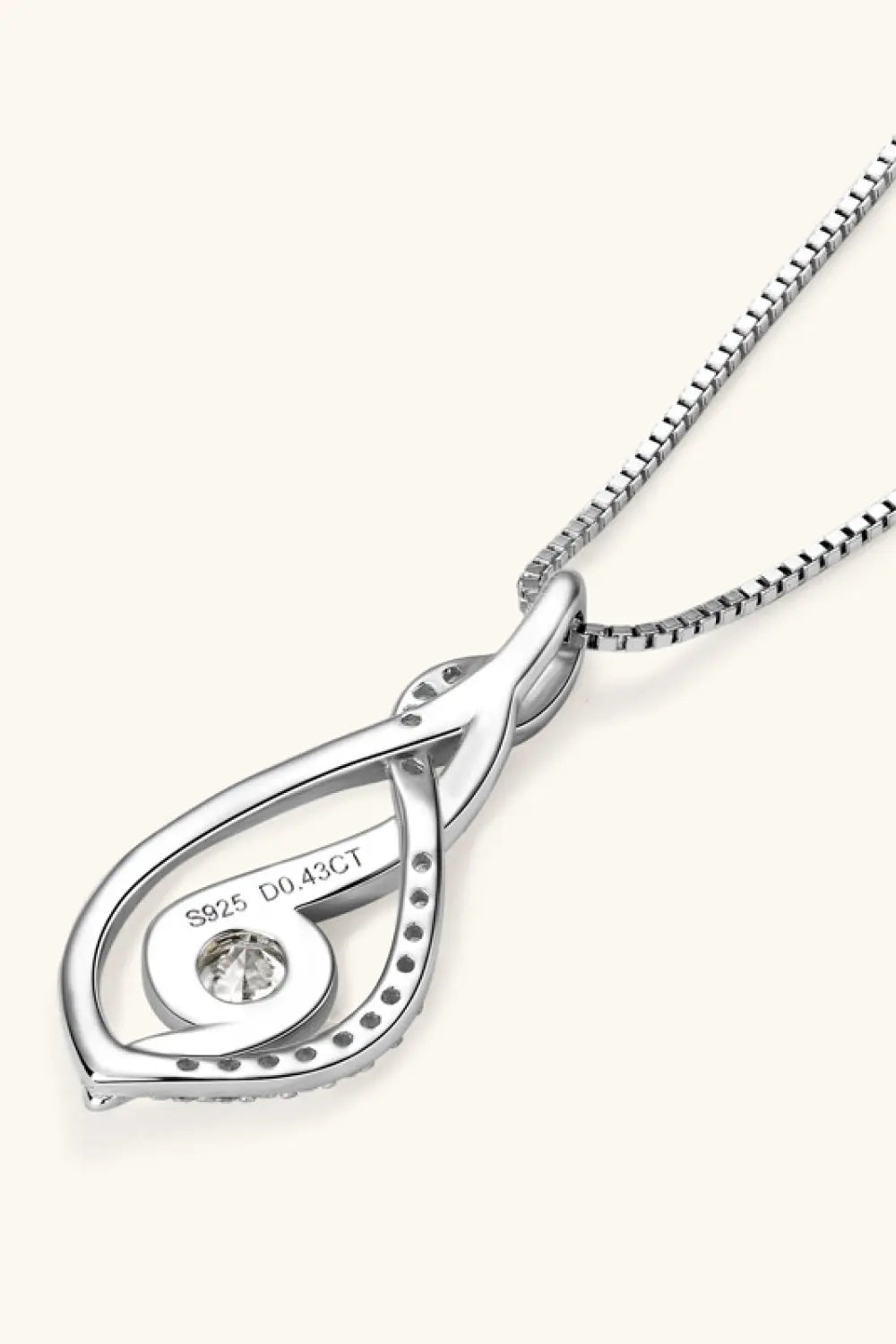 Lovcia Moissanite 925 Sterling Silver Necklace-Necklaces-Silver-One Size-Silver