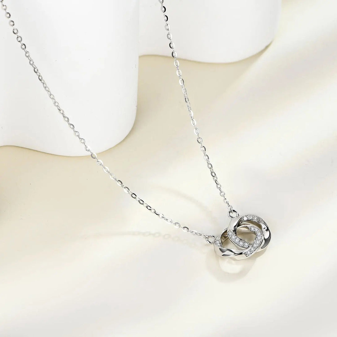 Lovcia Moissanite 925 Sterling Silver Necklace-Necklaces-White-One Size-White