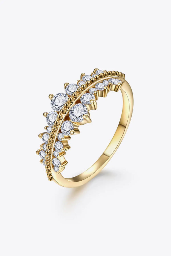 Lovcia Moissanite 925 Sterling Silver Ring-Rings-Gold-5-Gold