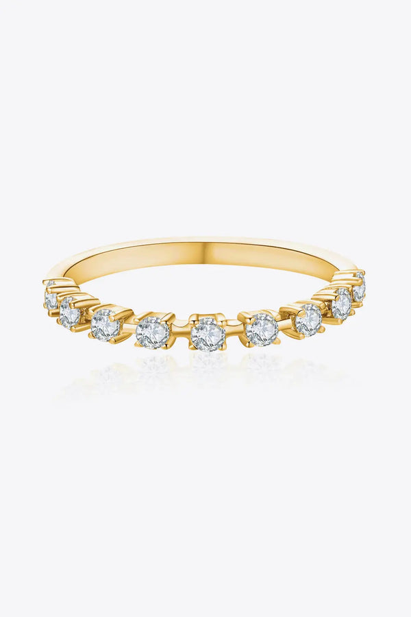 Lovcia Moissanite 925 Sterling Silver Ring-Rings-Gold-5-Gold