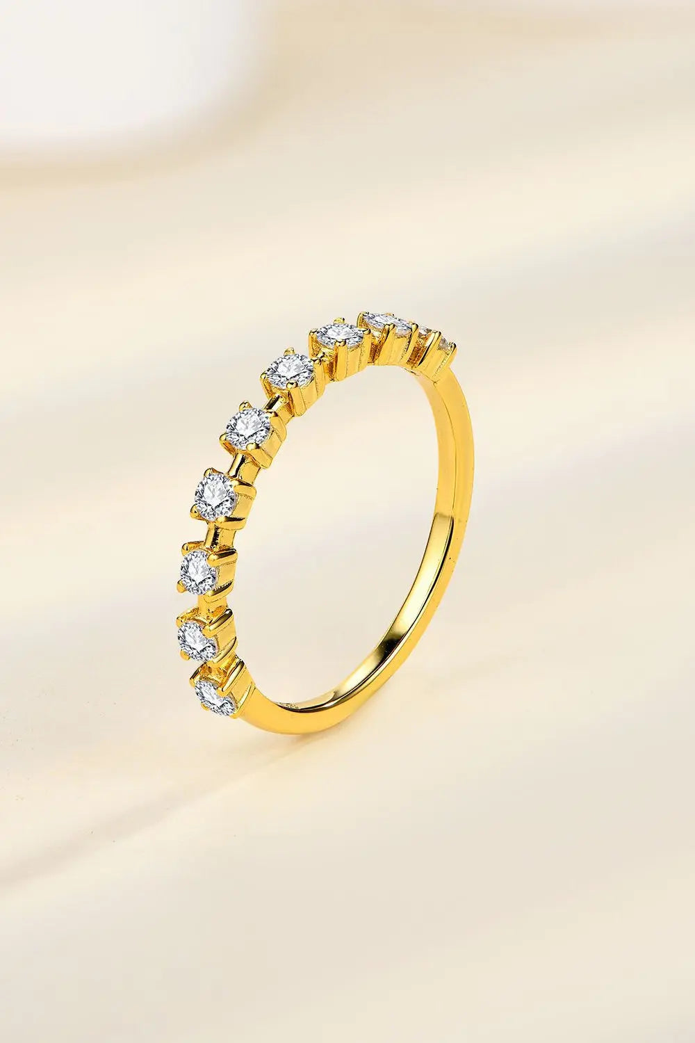 Lovcia Moissanite 925 Sterling Silver Ring-Rings-Gold-5-Gold