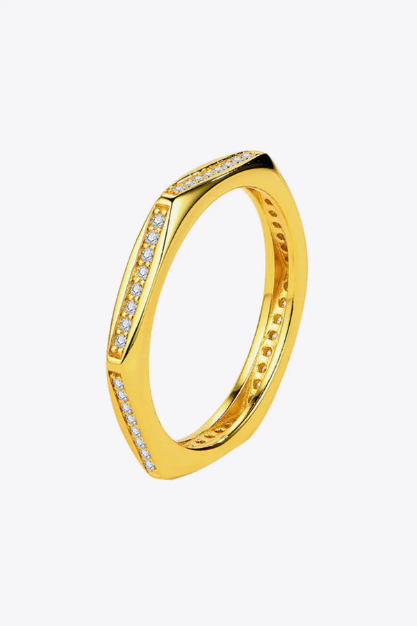 Lovcia Moissanite 925 Sterling Silver Ring-Rings-Gold-6-Gold