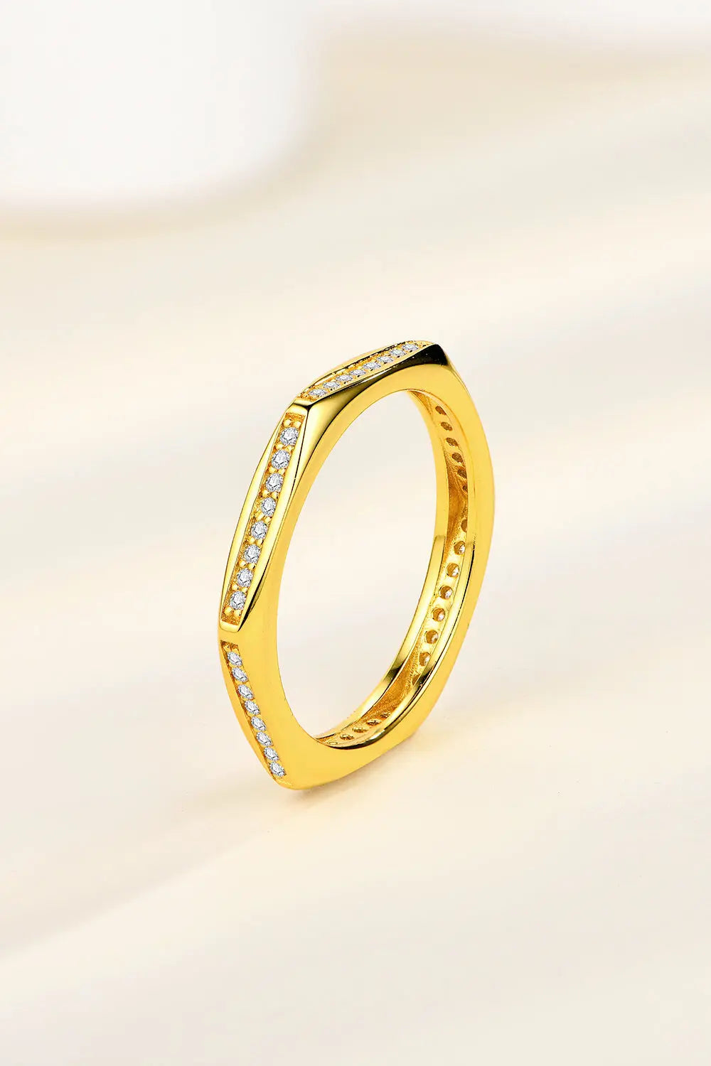 Lovcia Moissanite 925 Sterling Silver Ring-Rings-Gold-6-Gold