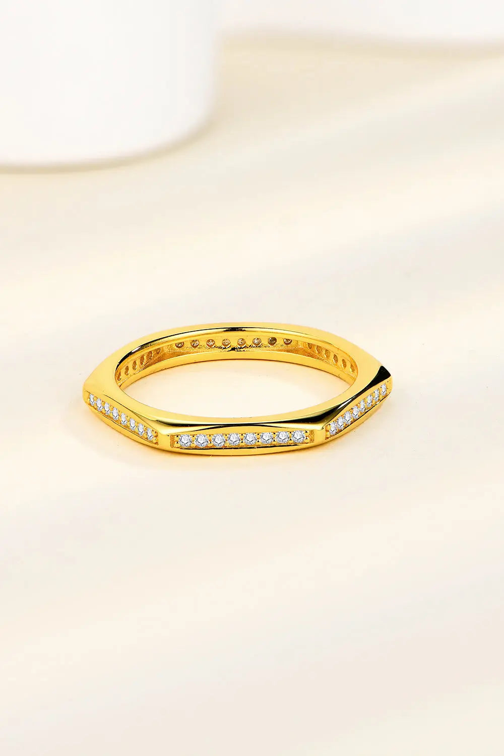 Lovcia Moissanite 925 Sterling Silver Ring-Rings-Gold-6-Gold