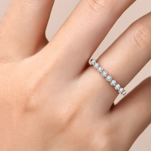 Lovcia Moissanite 925 Sterling Silver Ring-Rings-Mustard-6-Mustard