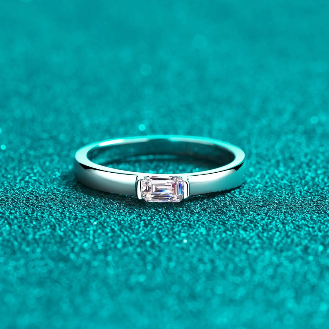 Lovcia Moissanite 925 Sterling Silver Ring-Rings-Silver-4-Silver