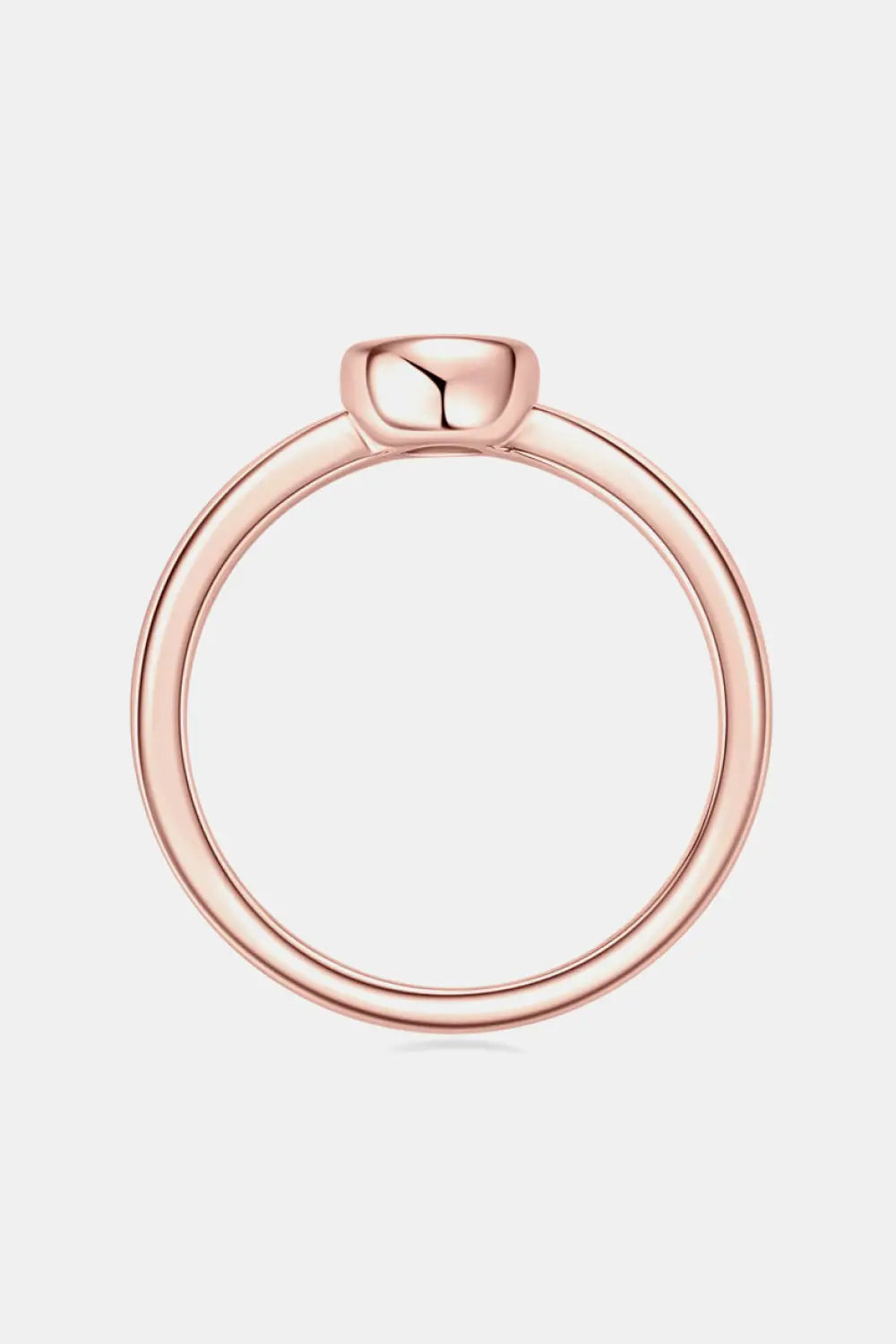 Lovcia Moissanite 925 Sterling Silver Solitaire Ring-Rings-Rose Gold-5-Rose Gold