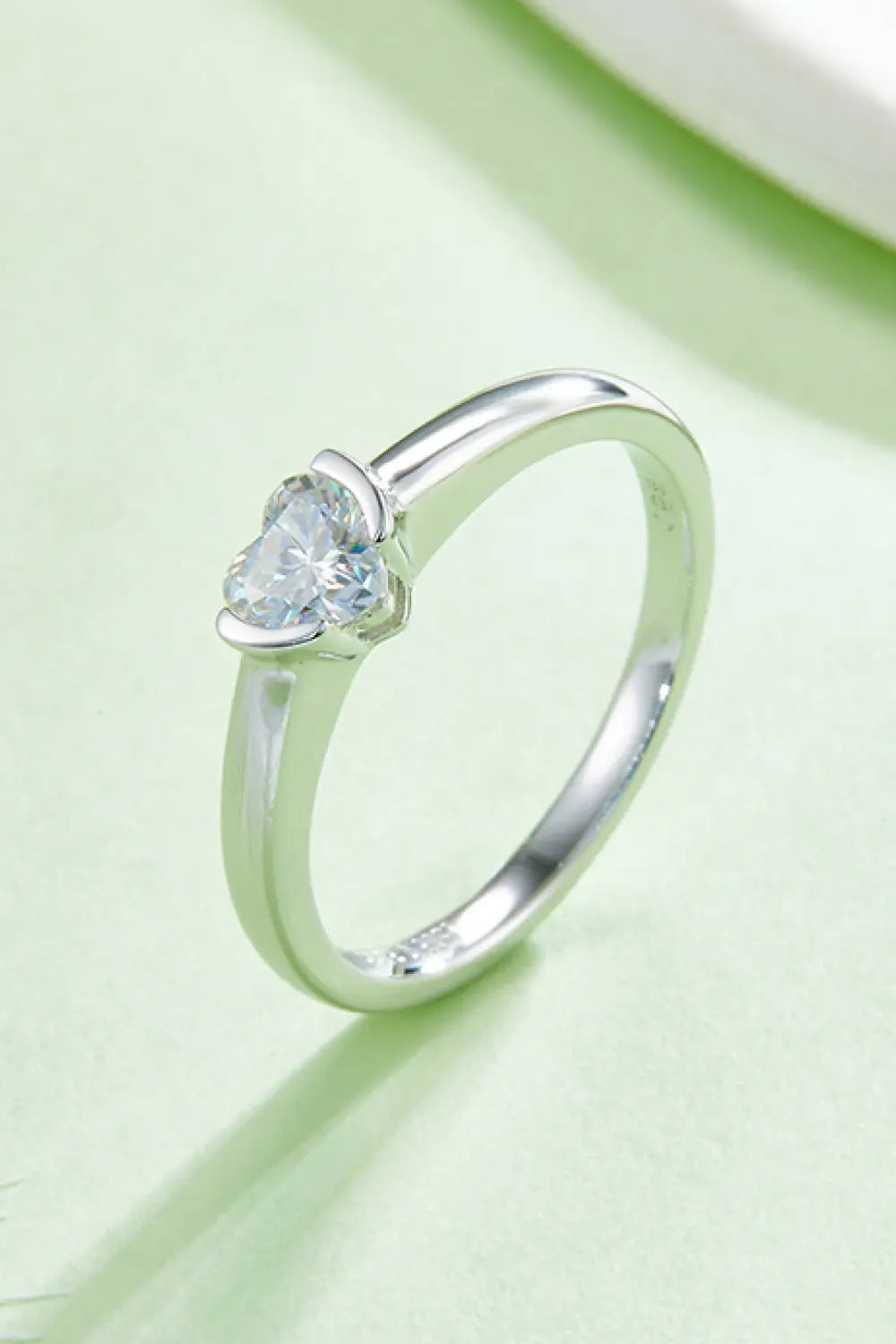 Lovcia Moissanite 925 Sterling Silver Solitaire Ring-Rings-Round-4.5-Round