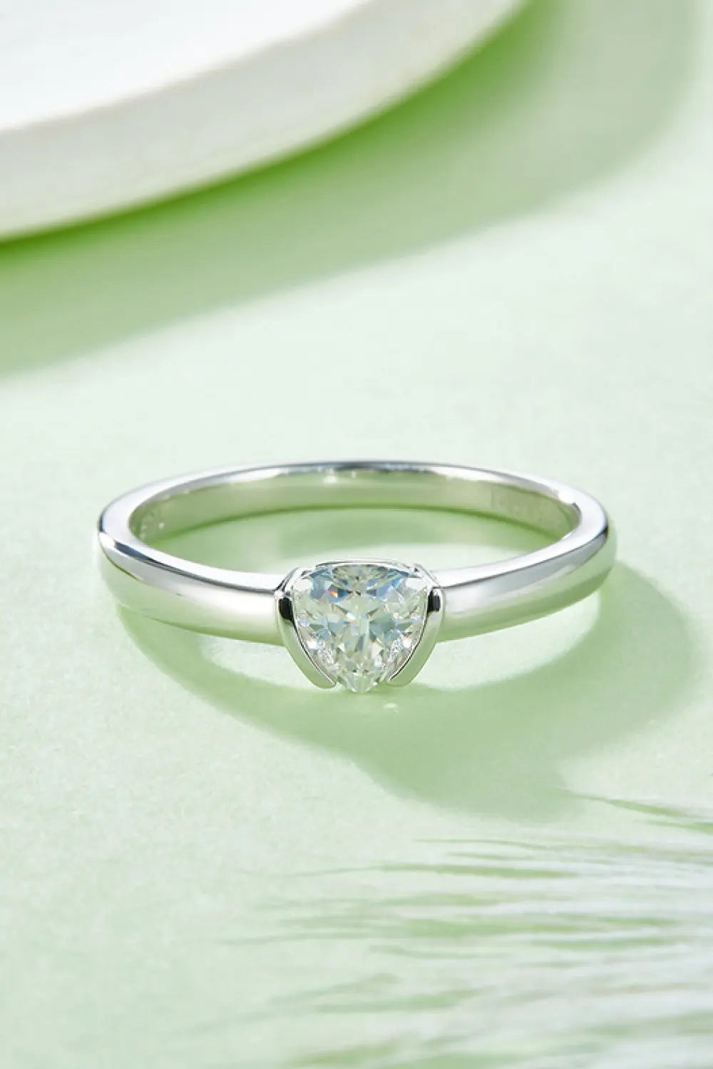 Lovcia Moissanite 925 Sterling Silver Solitaire Ring-Rings-Round-4.5-Round